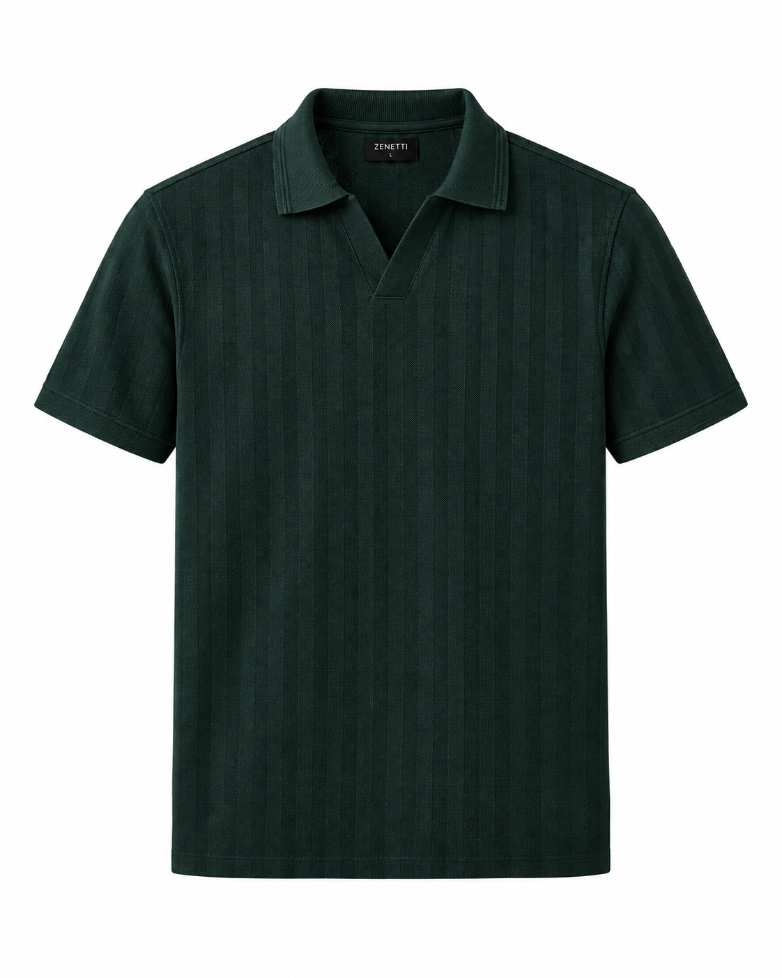 Johnny Collar Polo - Forest Green