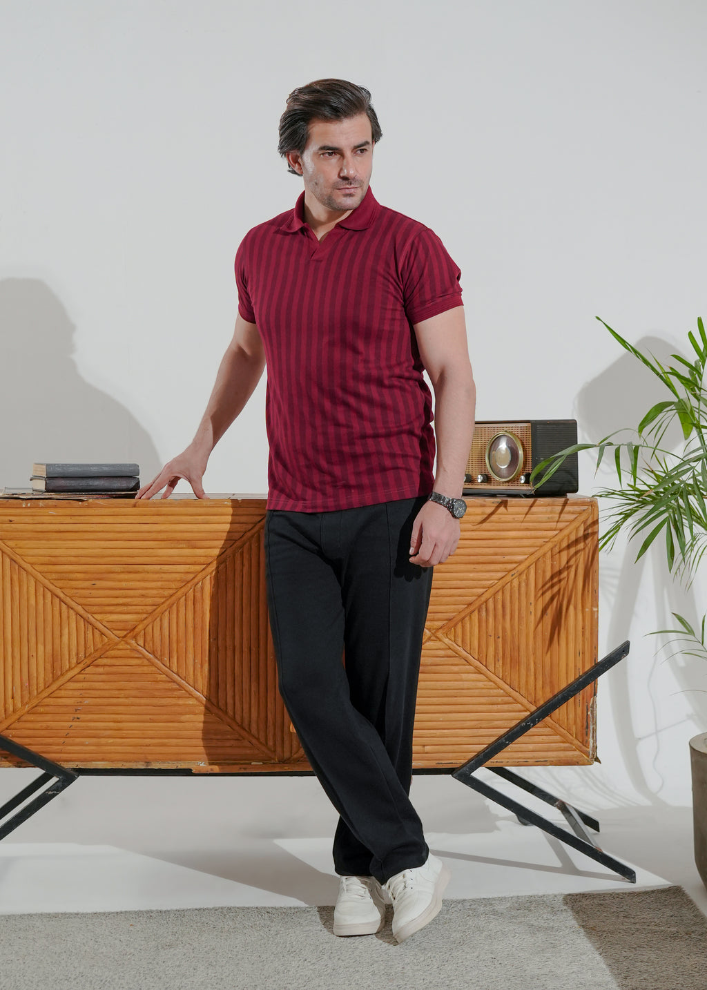 Pleated Trouser Relaxed Fit - Black