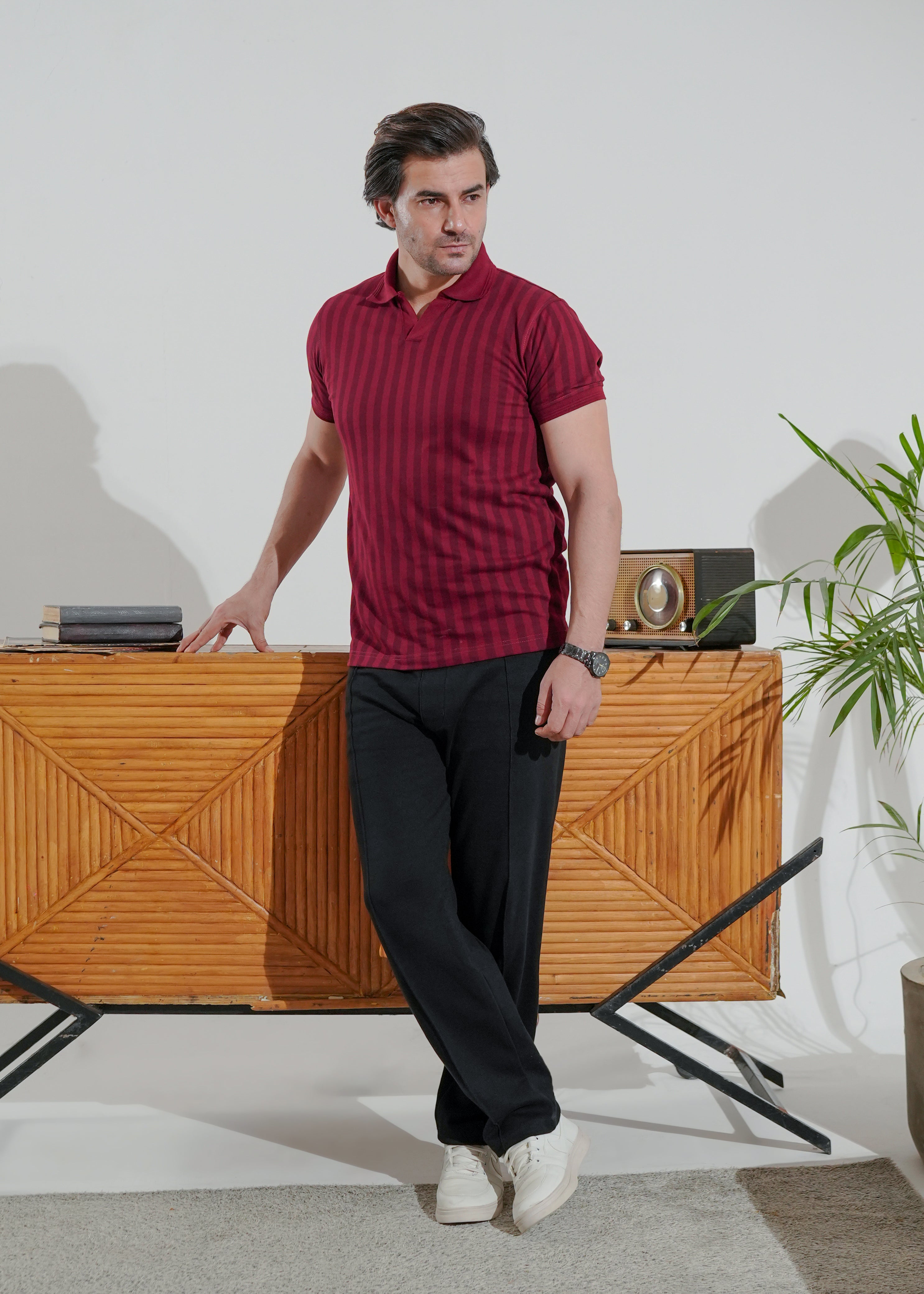 Pleated Trouser Relaxed Fit - Black