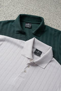 Pack of 2 – Forest Green Johnny Collar Polo and Ash Grey Drop Needle Polo