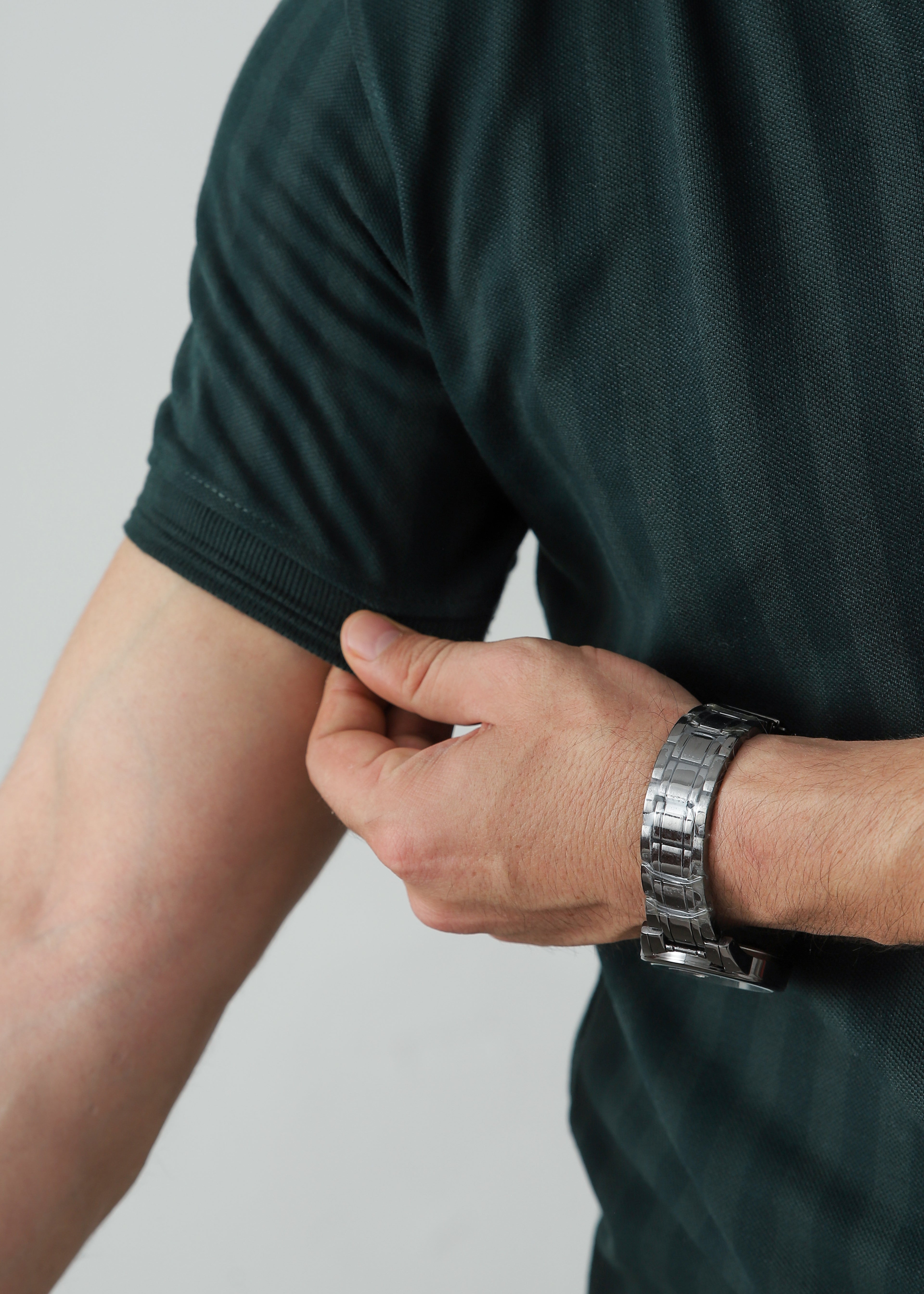 Johnny Collar Polo - Forest Green