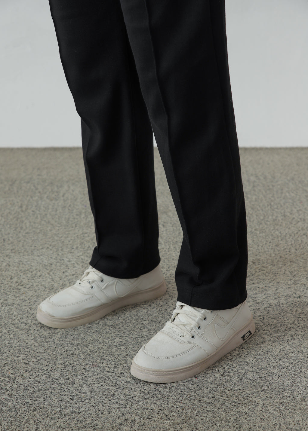 Pleated Trouser Relaxed Fit - Black