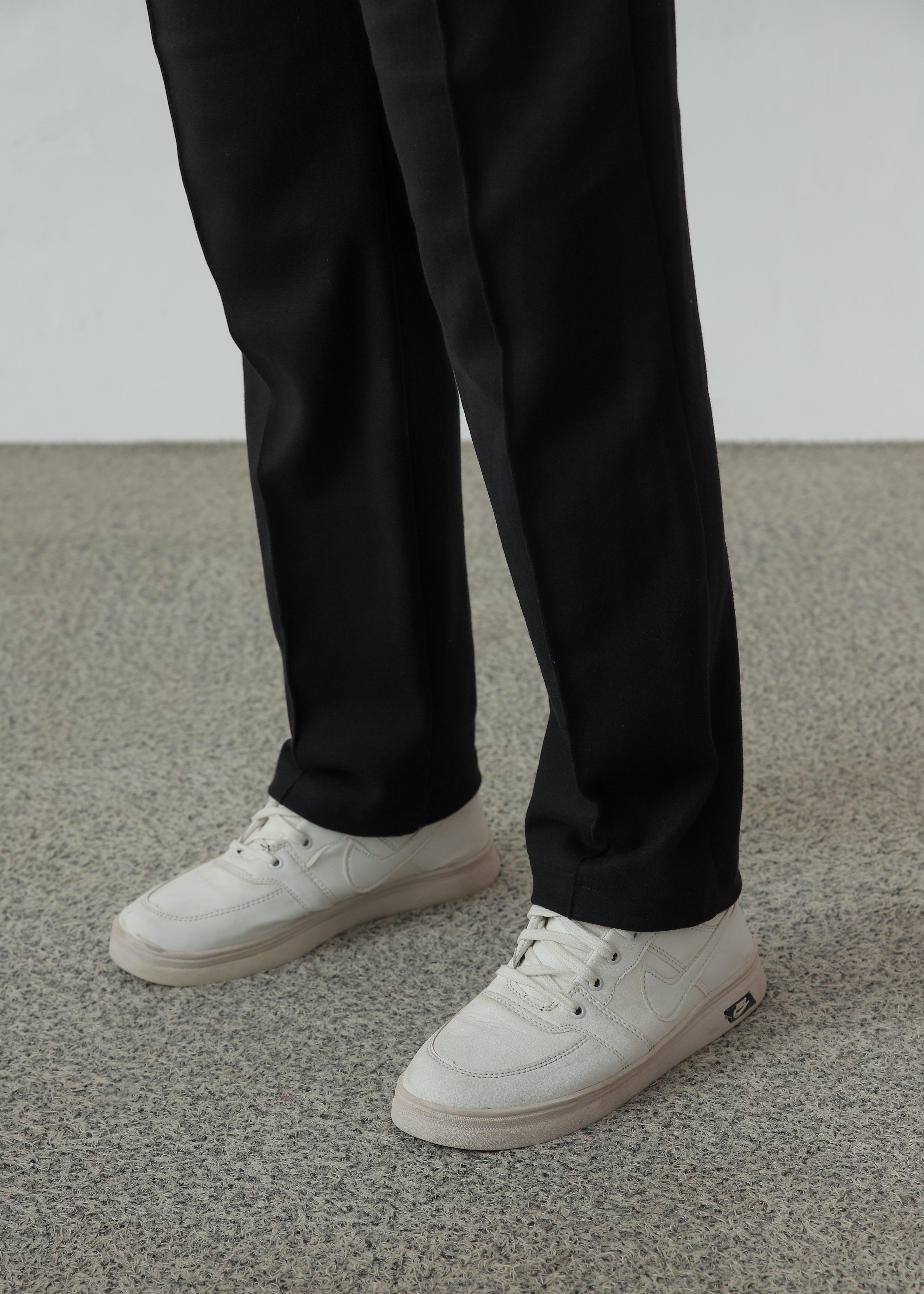 Pleated Trouser Relaxed Fit - Black