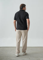 Drop Needle Polo - Black - Zenetti