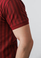 Johnny Collar Polo - Maroon - Zenetti