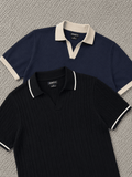 Monaco Cable Knit and Contast Polo Combo - Zenetti
