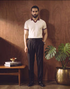 Monaco Contrast Polo - Creme - Zenetti