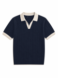 Monaco Contrast Polo - Navy - Zenetti