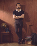 Monaco Contrast Polo - Navy - Zenetti